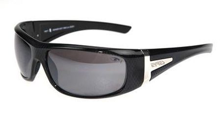 EYRES SPACE CRYSTAL BLACK SNAKE SKIN FRAME SMOKE FLASH SILVER LENS